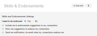 LinkedIn Skills & Endorsements 2